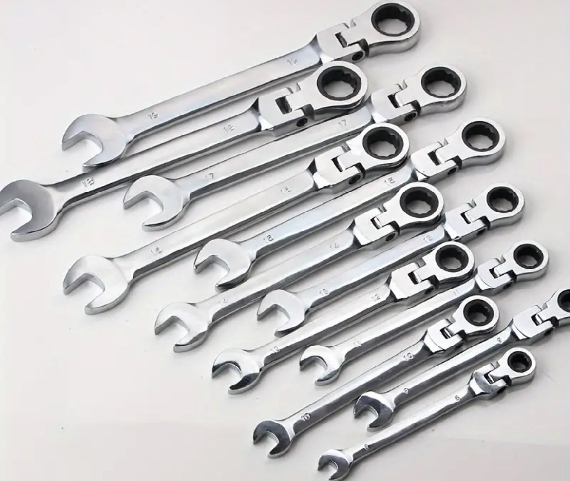 Ratcheting Combination Wrench Set